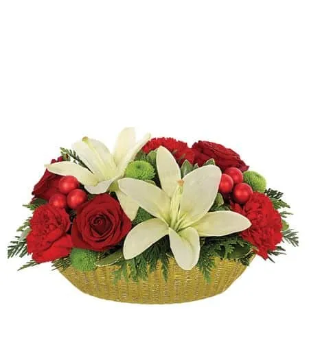 Bright Holiday Wishes Centerpiece