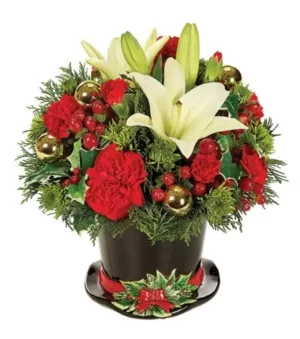 Jolly Holiday Wishes Bouquet