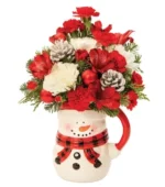 Snowman Sips Bouquet