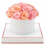 Light Pink and Peach Luxury Rose Arrangement | Glam Fleur