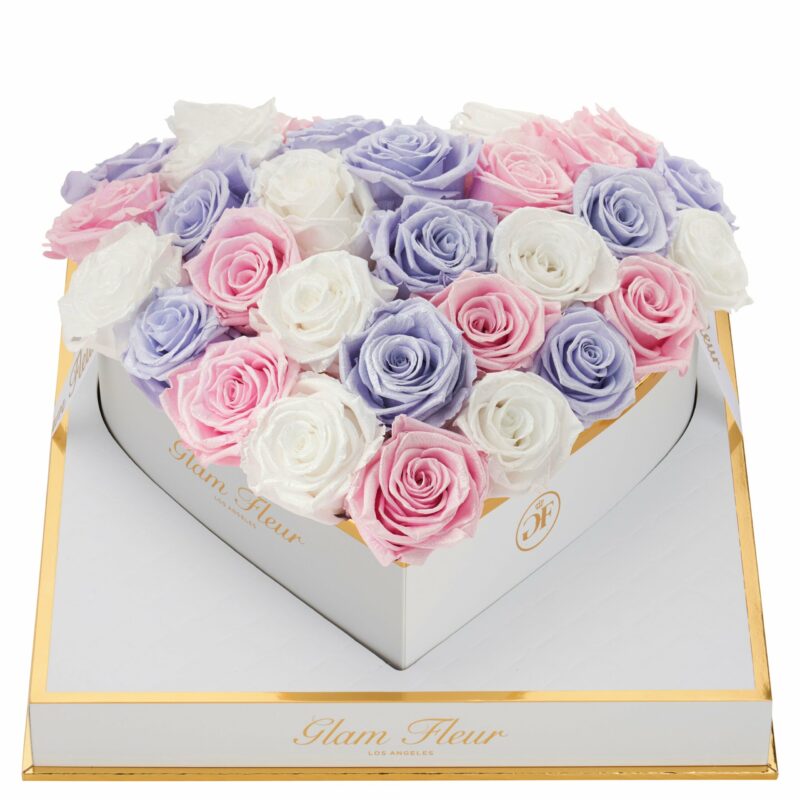 Glow Tricolor Roses | Long Lasting Arrangement