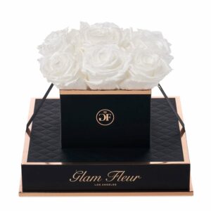 Glow White Roses That Last a Year