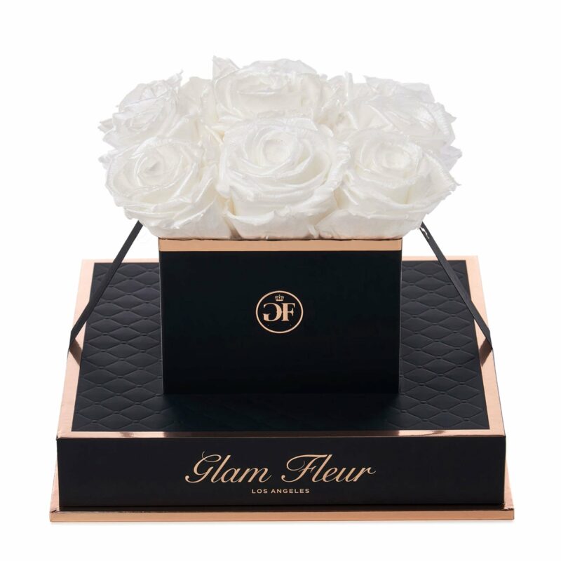 Glow White Roses That Last a Year