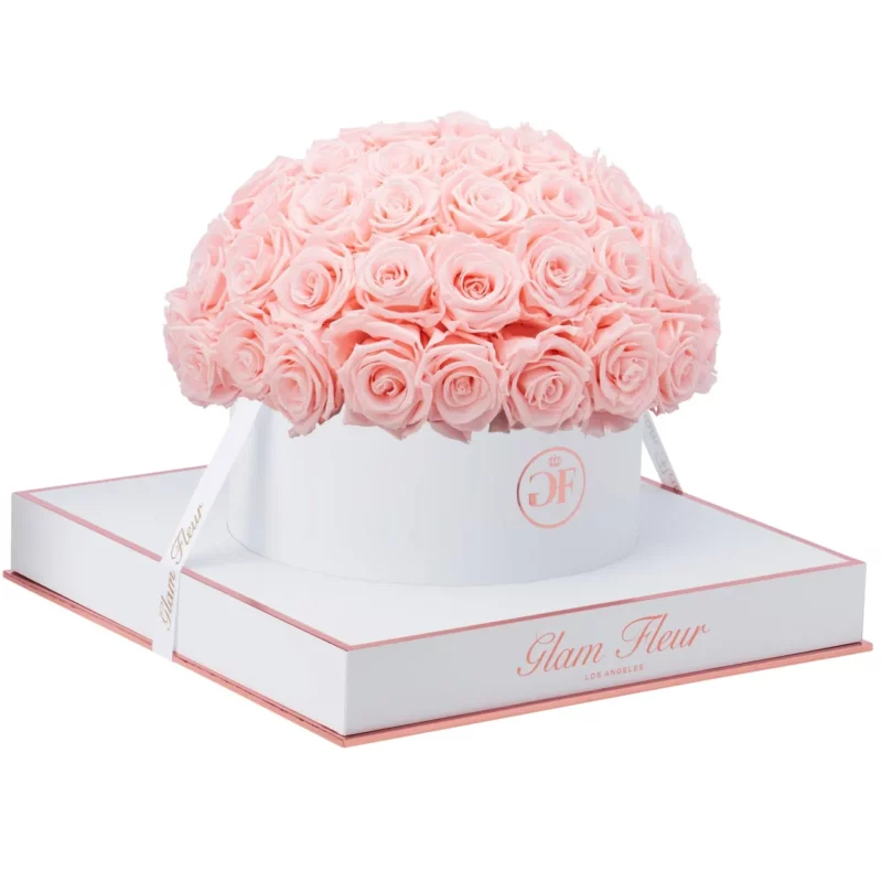 Baby Pink Rose Arrangement That Lasts 1 Year