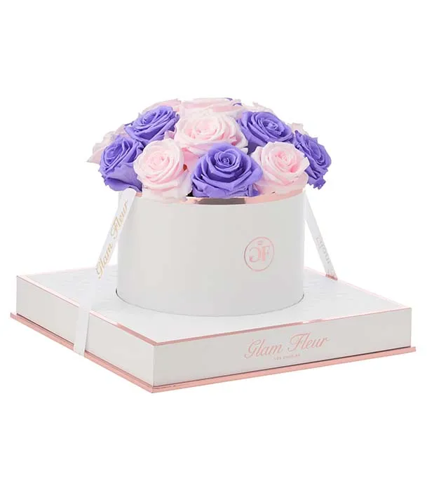 Blanche Round Violet And Baby Pink