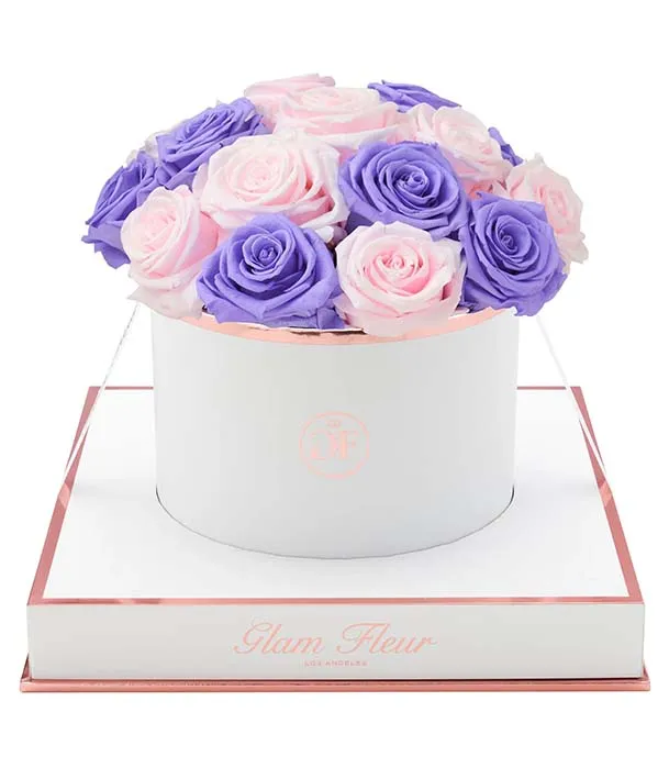 Blanche Round Violet And Baby Pink