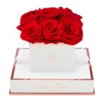 Light Red Roses Blanche Box