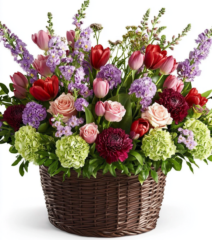 Enchanted Garden Sympathy Basket