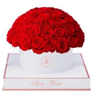 Light Red Preserved Roses That Last a Year