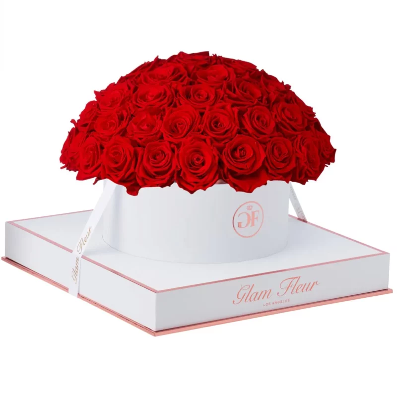 Light Red Preserved Roses That Last a Year