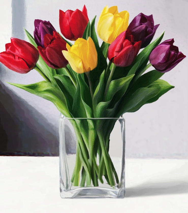 Love Blooms Tulips
