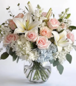 Precious Pink and Ivory Roses