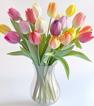 Radiant Tulips