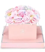 Rose Square Candy Rainbow And Baby Pink