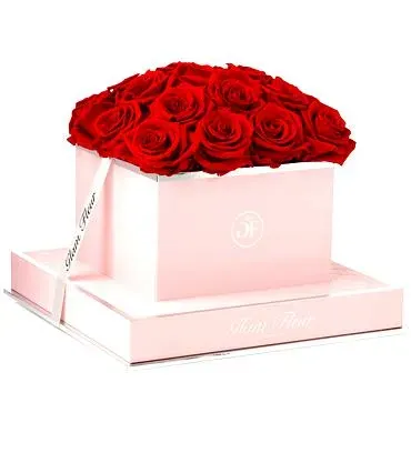Rose Square Red