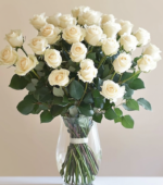Two Dozen White Roses