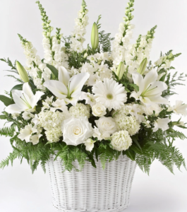 All-White Sympathy Basket