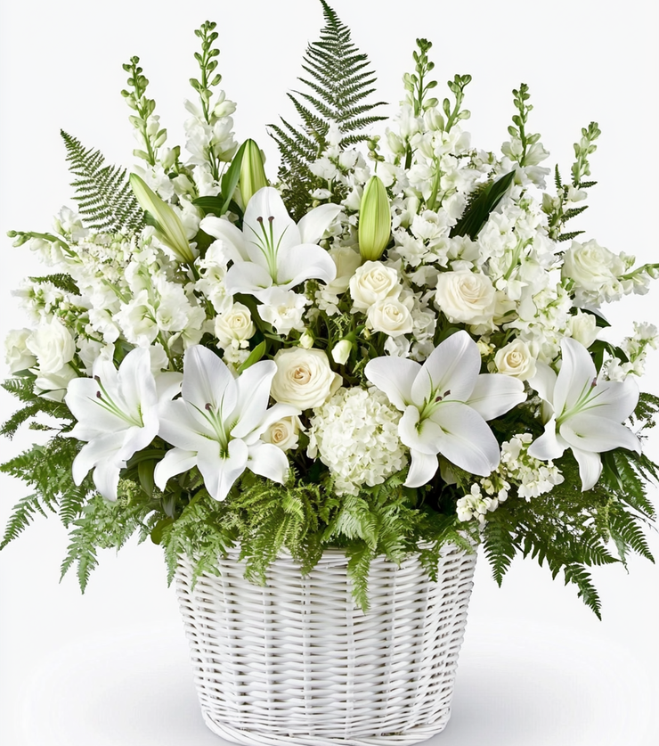 All-White Sympathy Basket