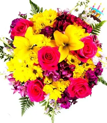 Birthday Celebration Floral Arrangement