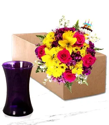 Birthday Celebration Floral Arrangement