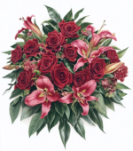 Casket Funeral Spray