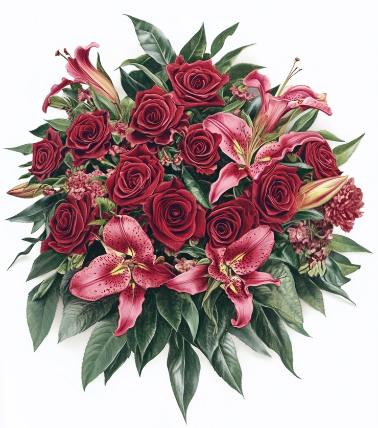 Casket Funeral Spray
