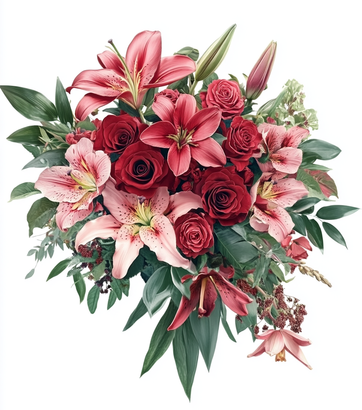 Casket Funeral Spray