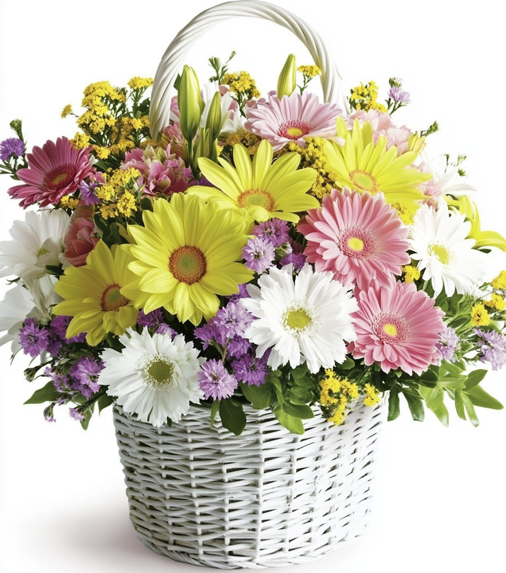Cheerful Wishes Basket
