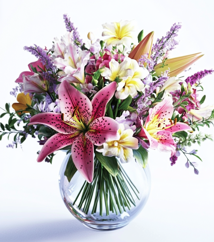 Floral birthday surprise