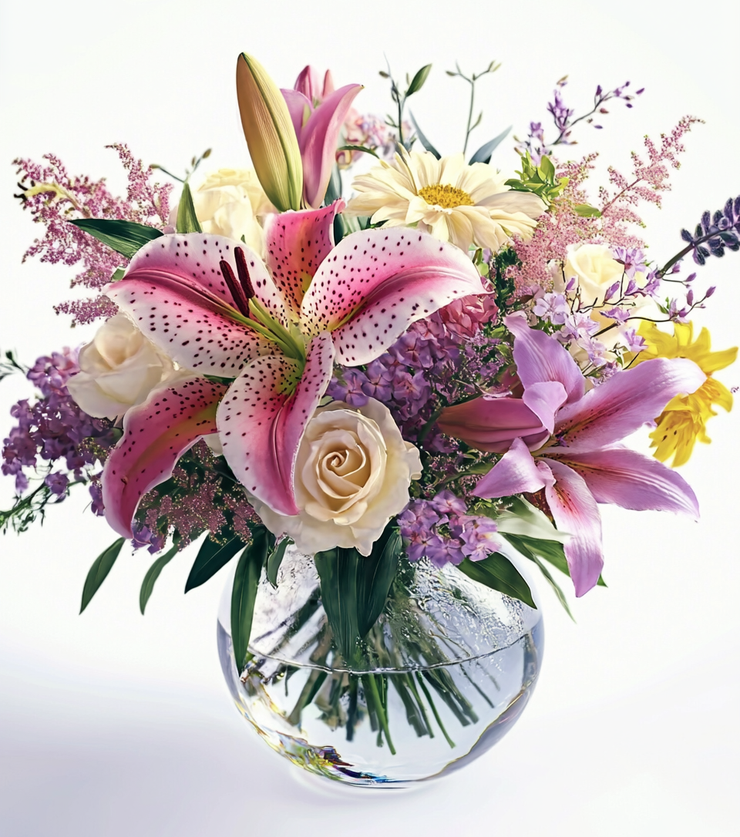 Floral birthday surprise