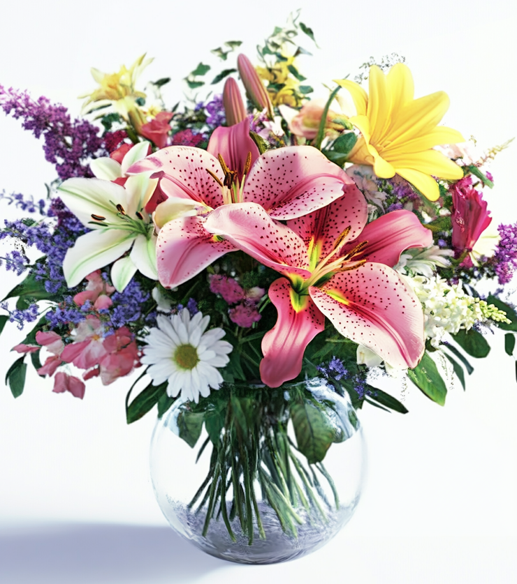 Floral birthday surprise