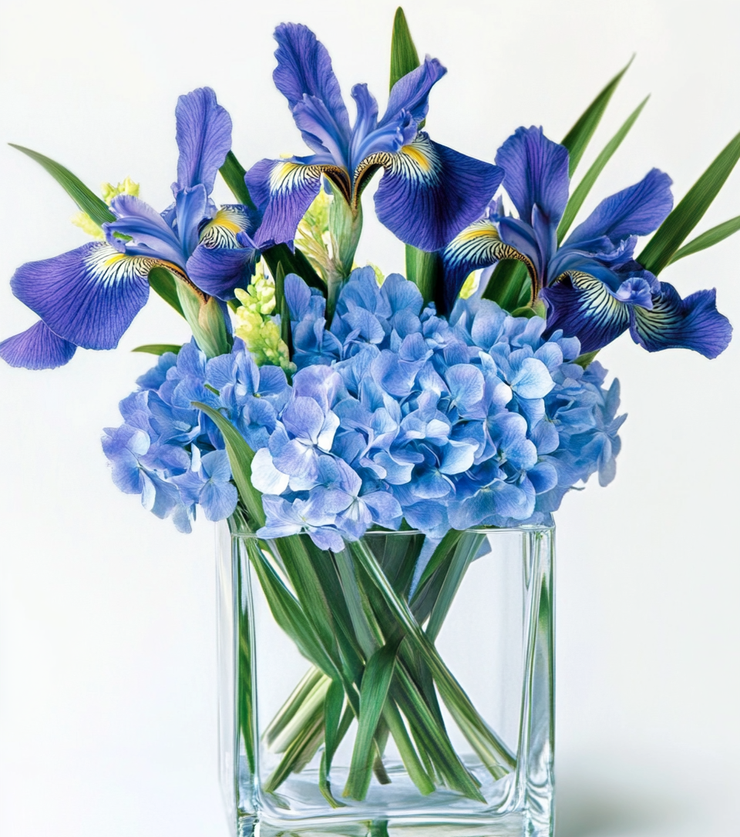 Full Blue Hydrangea
