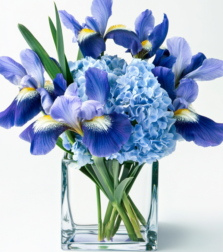 Full Blue Hydrangea