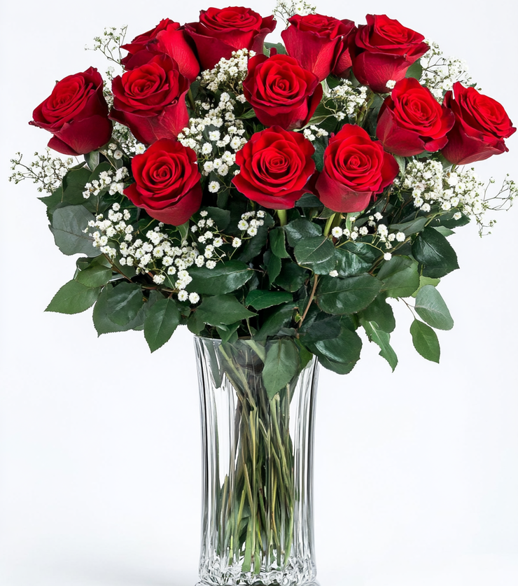 One Dozen Red Roses