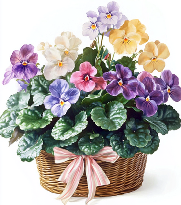Potted Perfection Violets
