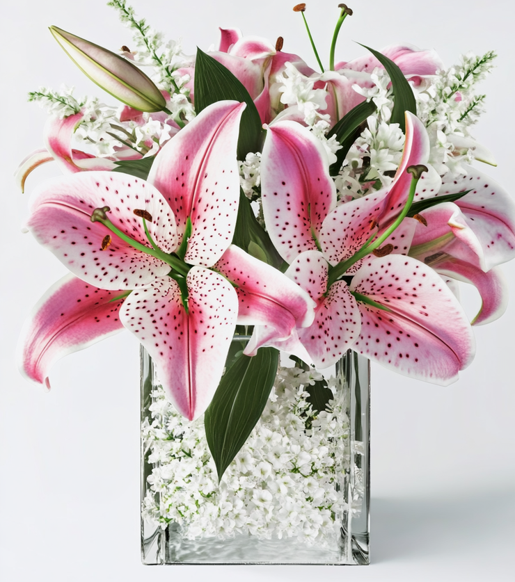 Sensual Stargazer Lilies