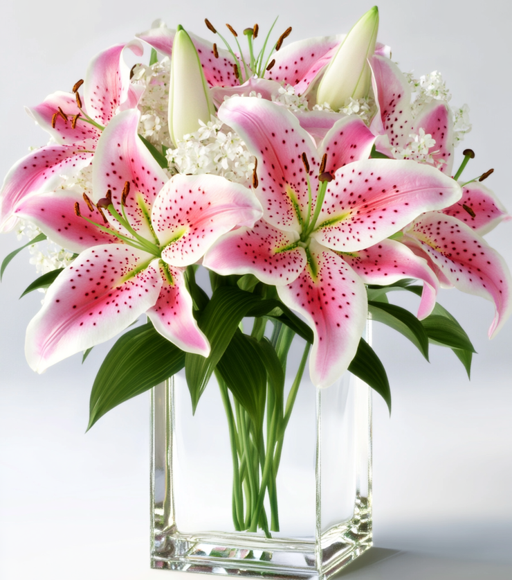 Sensual Stargazer Lilies