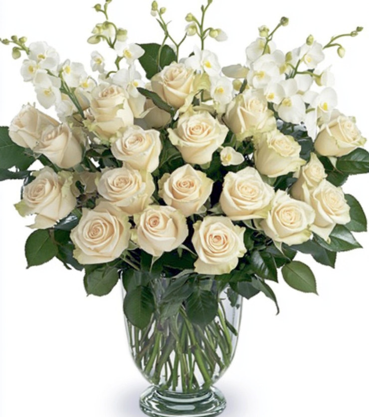 The Orchids Rose Bouquet