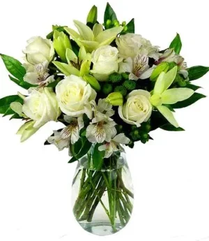 White Garden Floral Arrangement