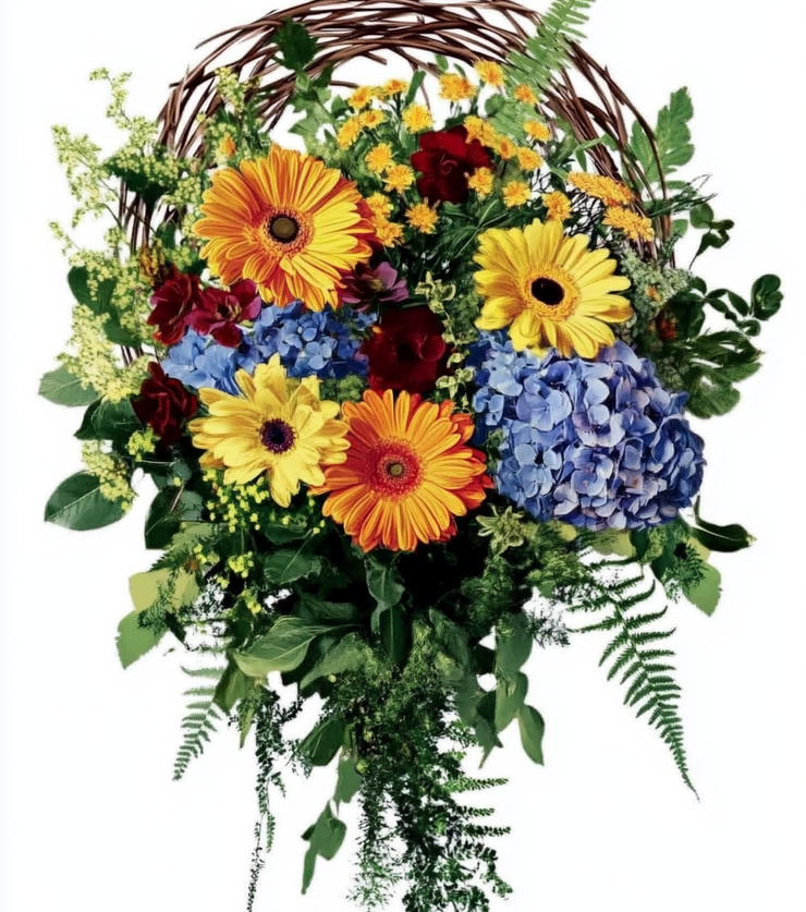 Always in our Hearts Wreath Spreay