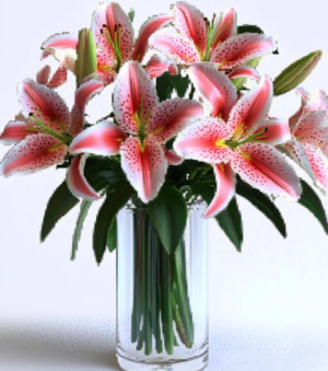 Birthday lily surprise