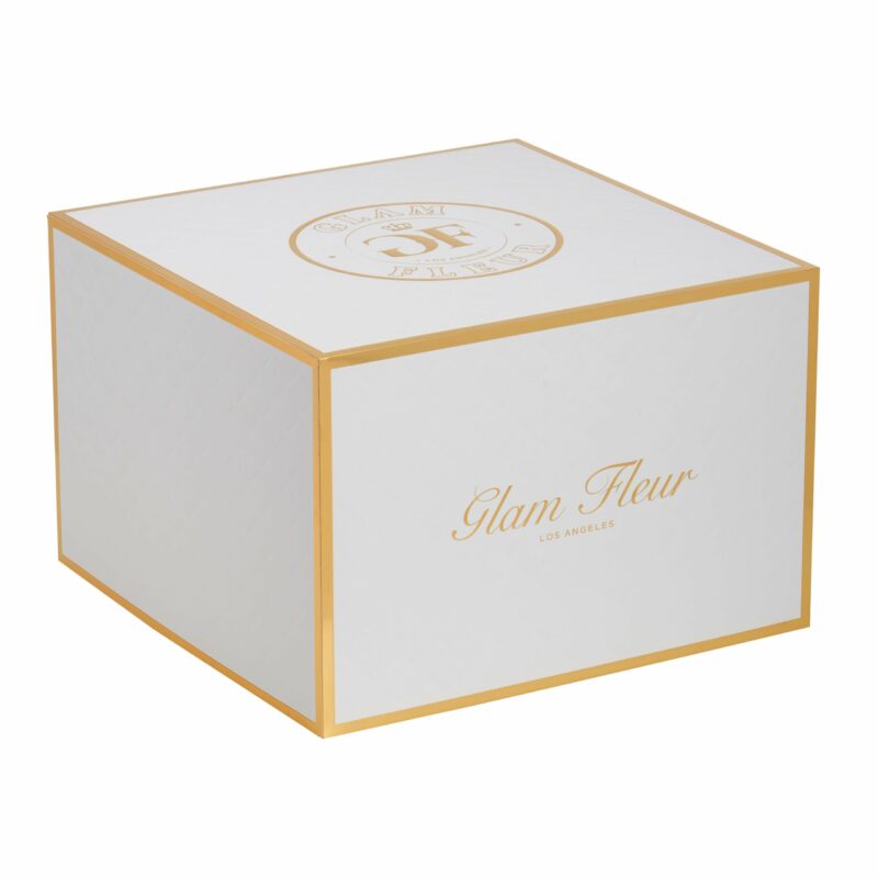 Blanche Heart Baby Blue Preserved Roses