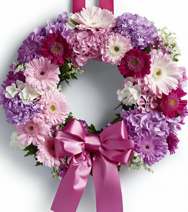 Elegant Farewell Wreath