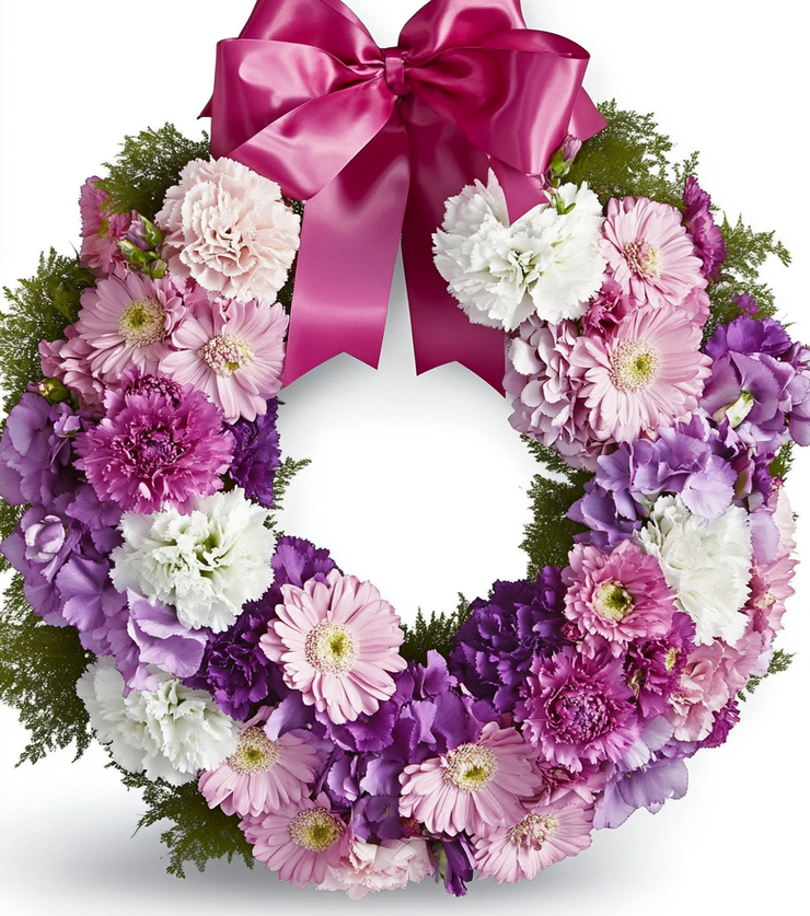 Elegant Farewell Wreath