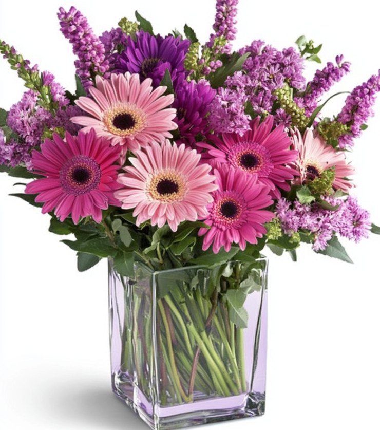Pink and Purple
