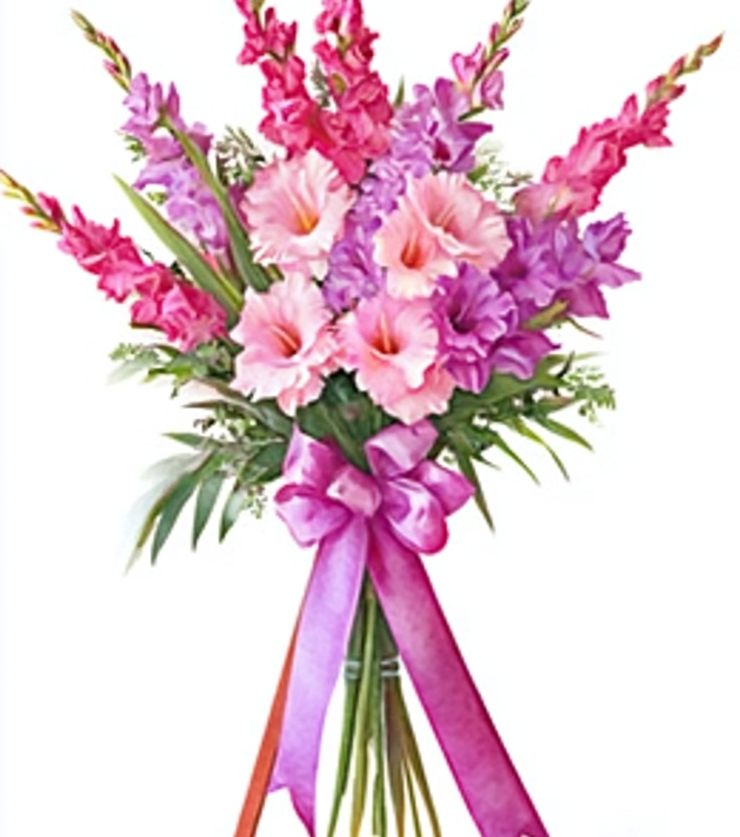 Pink Gladiolus Standing Spray