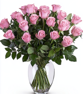 Two Dozen Pink Roses