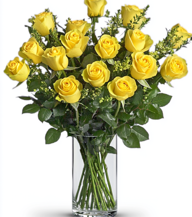 2 Dozen Yellow Roses