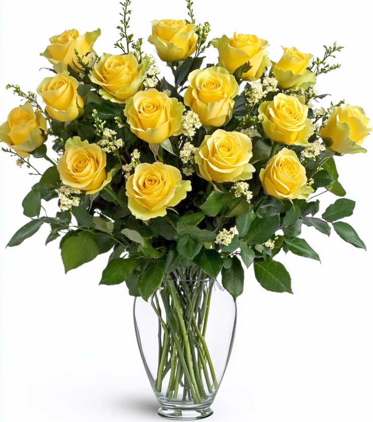2 Dozen Yellow Roses