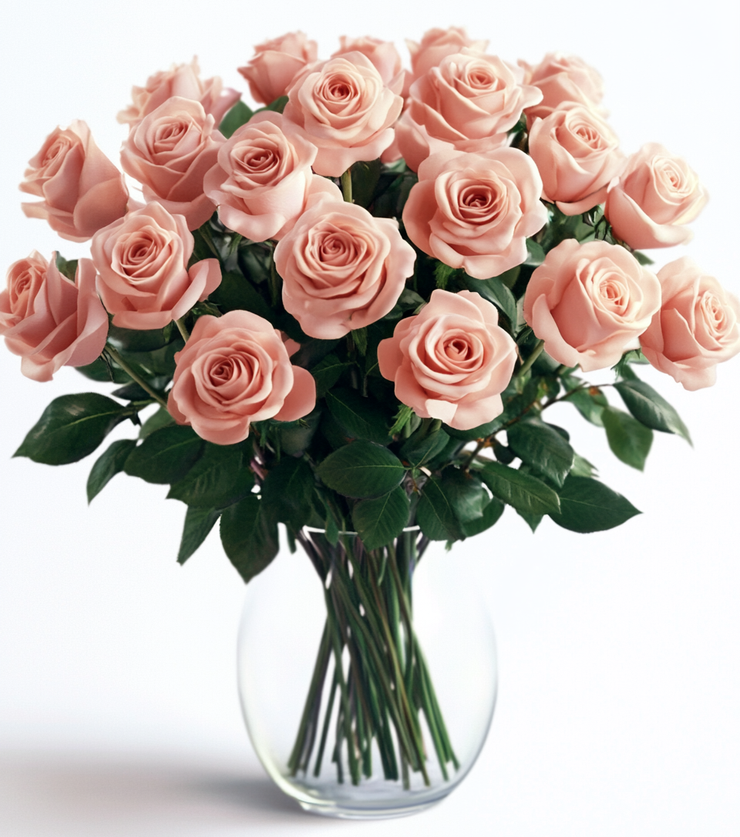 2 dz Lovely Pink Roses